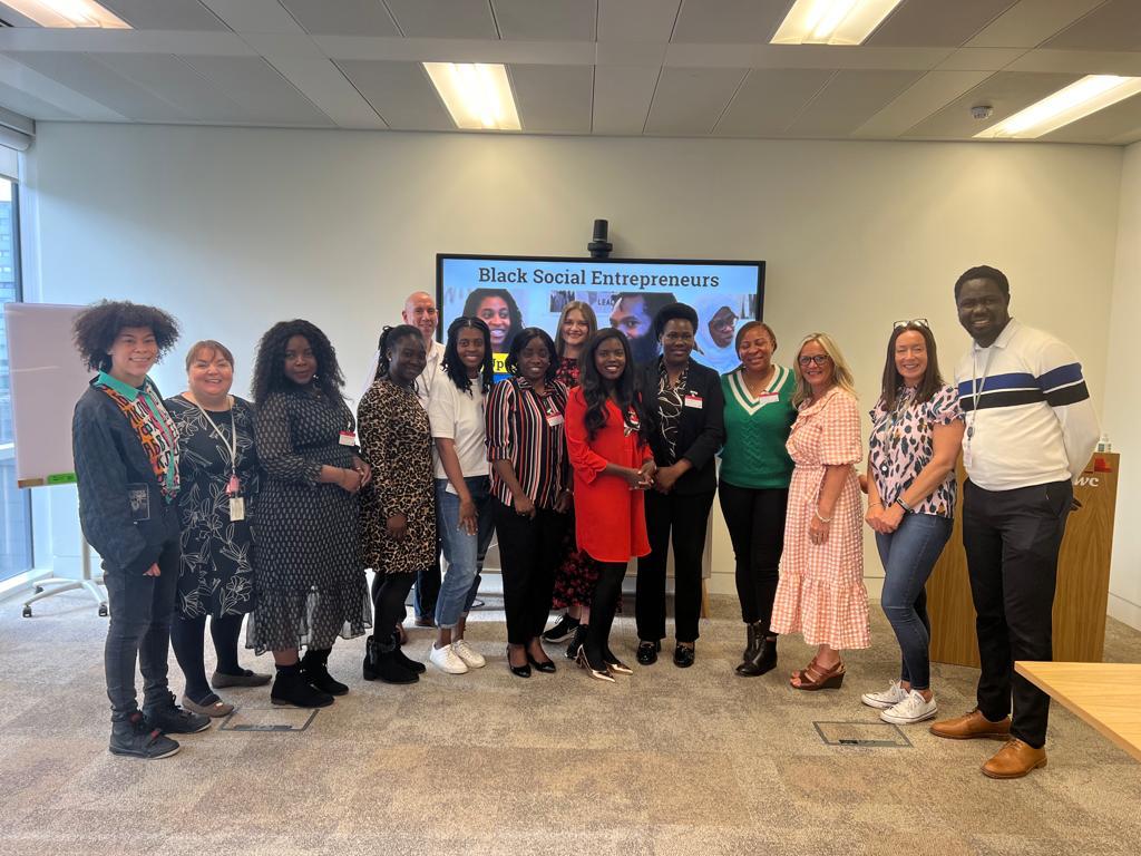 Entrepreneurs collaborating